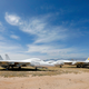 Ilustración para el artículo titulado Dentro del cementerio de aviones militares más grande del mundo